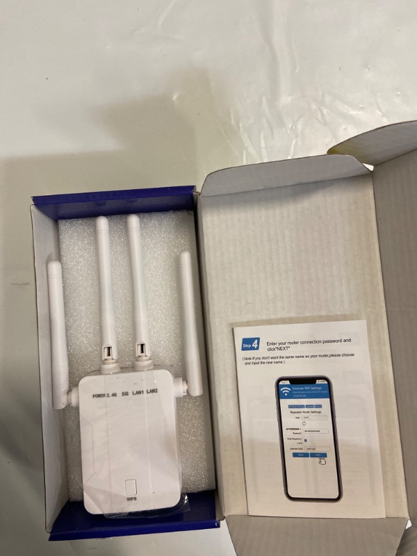 Photo 3 of 2024 New WiFi Extender,WiFi Extenders Signal Booster for Home,Cover up to 13880 sq.ft & 108 Devices,Internet Extender WiFi Booster,WiFi Range Extender and with Ethernet Port & AP Mode