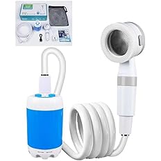 Photo 1 of Portable Camping Shower Pump - Rechargeable Outdoor Shower Head Sprayer, Pumps Water from Bucket. Experience Refreshment Anywhere, Perfect for Camping, Hiking, Travel, Car Washing & Pet Cleaning.. Missing USB cord missing