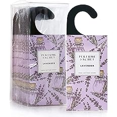 Photo 1 of Large 12 Packs Lavender Hanging Closet Deodorizer Air Freshener Long Lasting Scented Sachets Smell Goods for House. 4 out of package. 