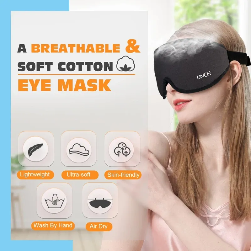 Photo 5 of Electric Heated Eye Mask for Dry Eyes, Relieving Some Eye Problems, Such as Blepharitis, Puffy & Dry Eyes, Dark Circles, & More, 3 heat levels and 4 timer settings(15, 30, 45, 60mins), Washable Cover 