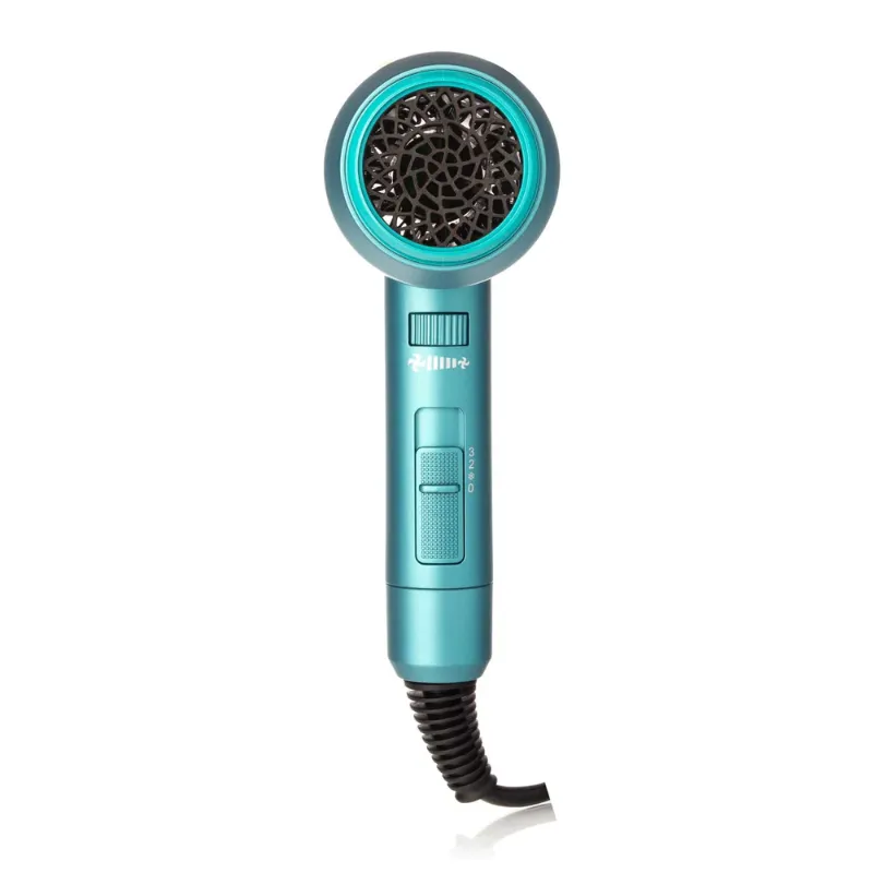 Photo 1 of Teal Prisma Tiri Pro Dryer Crushed Tourmaline Gemstones Combined With Ionic Technology Adjustable Airflow Ensures Rapid Drying Times With Less Damage Giving Enhanced Smoothness & Shine Volumizing Anti Frizz Diffuser & Concentrator Nozzle Included New