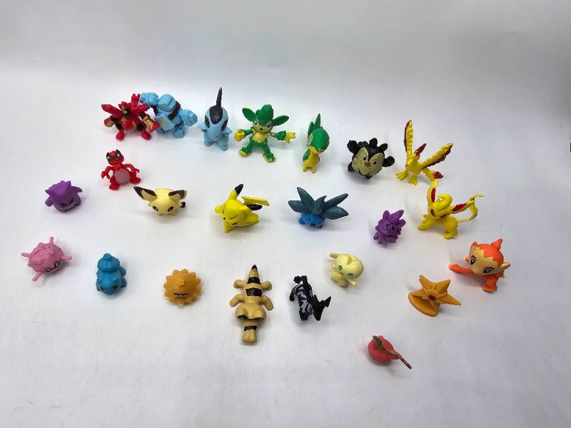 Photo 3 of 23 Pc Miniature Vintage Pokémon Figurines 