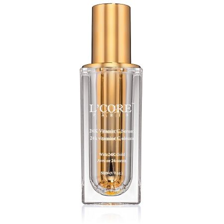 Photo 1 of 24k Vitamin C Serum Brighten Skin Even Out Skin Tone Protect Skin against Free Radical Damage High Potency Antioxidants Including Vitamin C Hyaluronic Acid and 24k Gold Revitalizes Complexion 