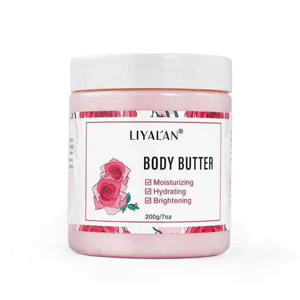 Photo 1 of Organic Rose Shea Body Butter & Cream Hydrates Softens Smooths & Refines Brightness In Dry Skin Quickly Long-Lasting Keeps Skin Silky Smooth & Hydrated Non Greasy Quick Absorbing 