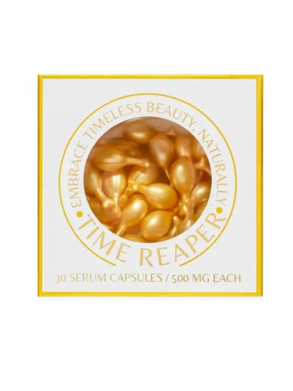 Photo 2 of Time Reaper Capsules Defies Hands of Time Potent Serum Capsules Anti Aging Tech Rejuvenate and Revitalize Skin Youthful Glow Smoother Firmer New 