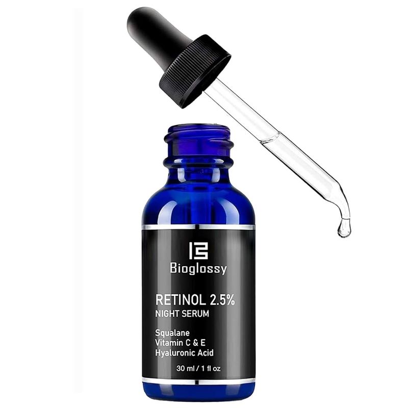 Photo 1 of Retinol Serum for Face, 2.5% Retinol Intense Night Serum with Squalane,Vitamin C & E & B3,Hyaluronic Acid for Lines, Wrinkles & Premature Sun Damage to Resurface & Hydrate 30 ml/ 1 Fl oz New