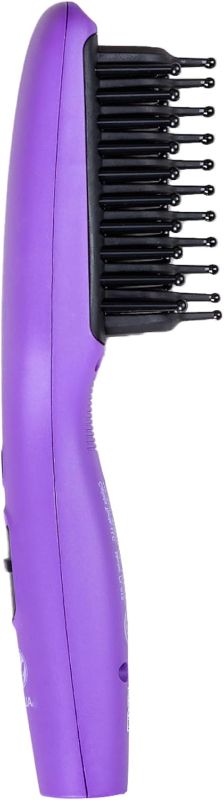 Photo 1 of Calista GoGo Mini Heated Detail Brush | Straighten, Touch-Up, De-Frizz, Smooth, and Style Hair with Mini 7” Styling Tool | Heats to 392°F |Perfect Travel Tool | Dual Voltage - Purple New