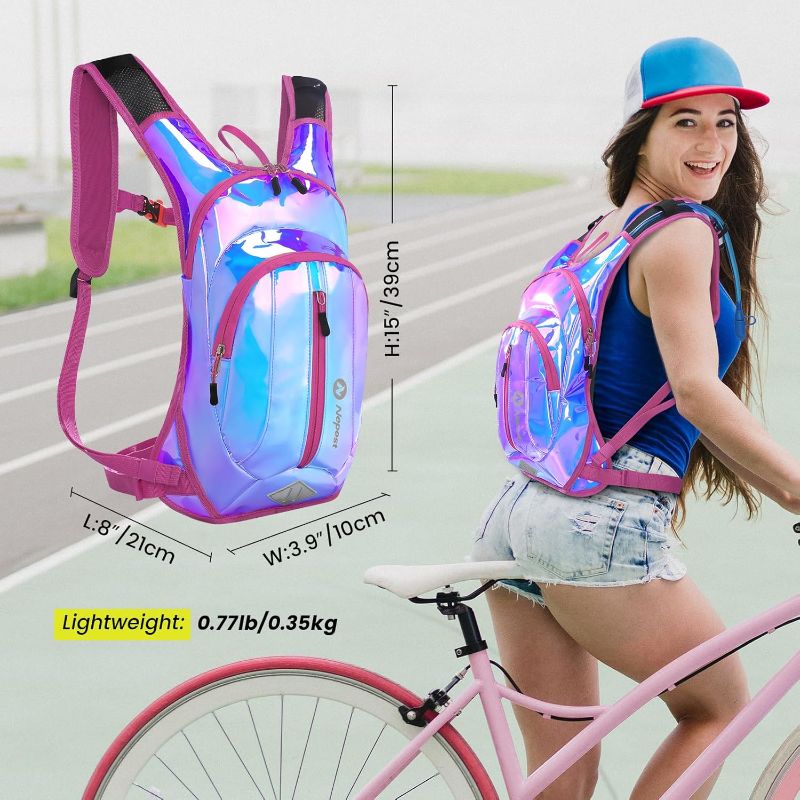 Photo 1 of Hydration Backpack for Women & Men, Lightweight Water Backpack For 2L Water Bladder for Hiking Cycling Running Biking