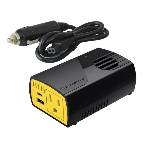 Photo 1 of Scosche PI150M Invert150 150W Mobile Power Inverter 1 AC Outlet, 2 USB Ports, 12V Car Adapter PI150M