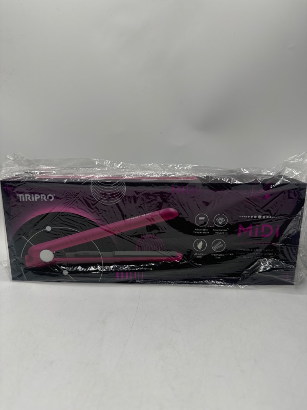 Photo 5 of Pink Midi 0.75" Hybrid Straightener with Far Infrared Tech New