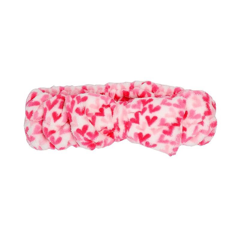 Photo 1 of 2pk Soft Plush Spa Heart Headbands New