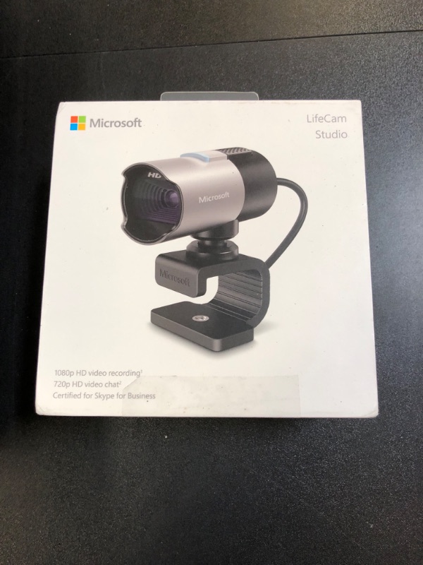 Photo 3 of Microsoft Q2F-00013 LifeCam Studio with Built-in Noise Cancelling Microphone, Auto-Focus, Light Correction, USB Connectivity, for Microsoft Teams/Zoom, Compatible with Windows 8/10/11/Mac, 1080p Retail