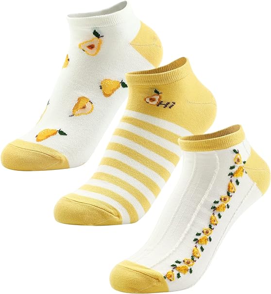 Photo 1 of Cute Socks for Women Funny Crew Socks Cotton Cute Animal Ankle Socks 3 Pairs Great Gifts for Girls One Size