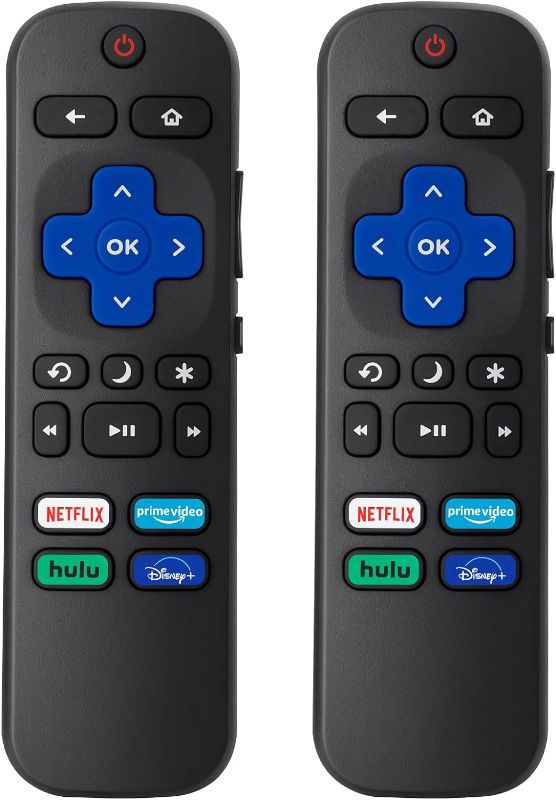 Photo 1 of ?Pack of 2? Replacement Remote Control Compatible for Roku TV,for TCL Roku/for Hisense Roku/for Onn Roku(Not for Roku Stick,Box and Players)
