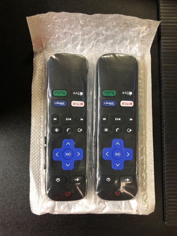 Photo 2 of ?Pack of 2? Replacement Remote Control Compatible for Roku TV,for TCL Roku/for Hisense Roku/for Onn Roku(Not for Roku Stick,Box and Players)
