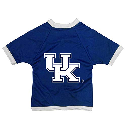 Photo 1 of NCAA Kentucky Wildcats Athletic Mesh Dog Jersey (Team Color, XX-Large)
