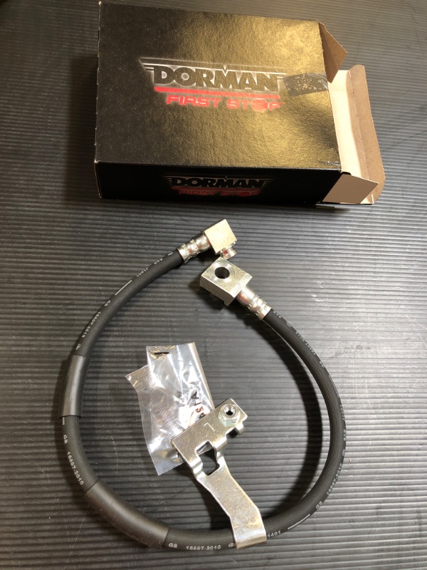 Photo 2 of Dorman H380074 Front Driver Side Brake Hydraulic Hose Compatible with Select Chrysler / Dodge / Plymouth Models