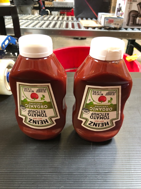 Photo 2 of 2 PACK // Heinz Organic Tomato Ketchup (32 oz Bottle)