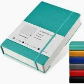 Photo 1 of Coopay 2 Pack B5 Notebooks Journal 640 Pages Ruled Composition Notebooks Classic Hardcover Lined Journals for Office Home School Business Writing Notes, 10.2" x 7.5", 100GSM Thick Paper (Blue, B5) B5 TEAL 