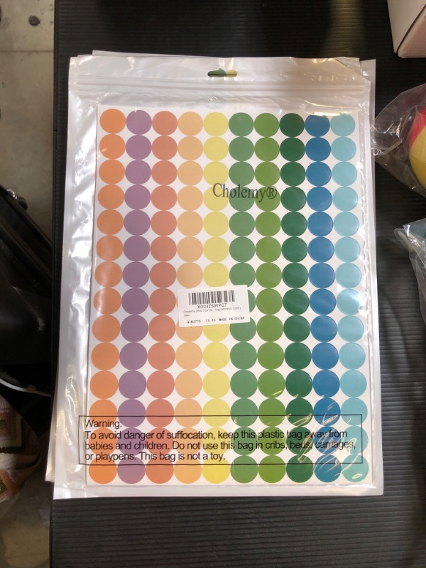 Photo 2 of 2800 Pcs Dot Stickers 3/4 Inch 10 Color Diameter Color Coding Labels Assorted Color Round Price Stickers Removable Adhesive for Classroom Office Labeling (Morandi Color)