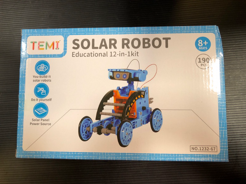 Photo 2 of 12-in-1 Solar Robot Toys STEM Education Activites Kits for Kids 8-12 190 Pieces Building Sets
