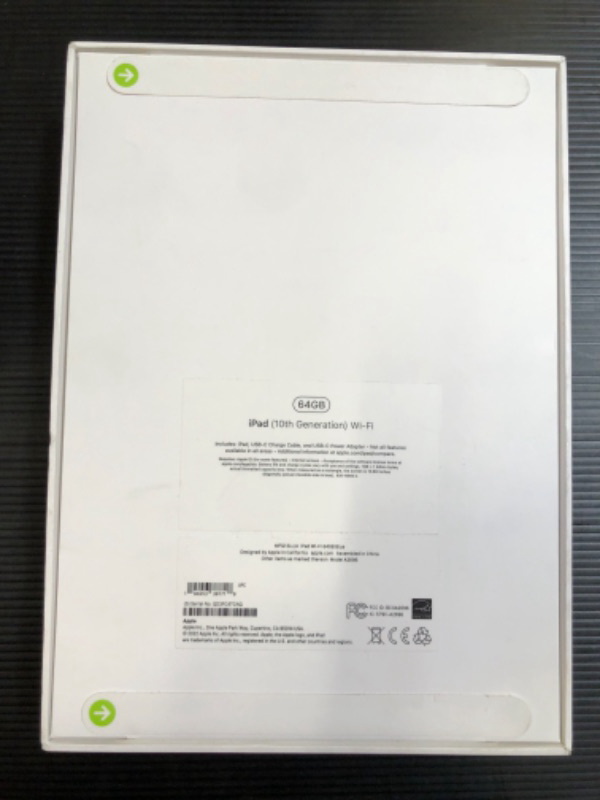 Photo 3 of ++FACTORY SEALED++ Apple iPad (10th Generation): with A14 Bionic chip, 10.9-inch Liquid Retina Display, 64GB, Wi-Fi 6, 12MP front/12MP Back Camera, Touch ID, All-Day Battery Life – Blue WiFi 64GB Blue