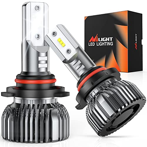 Photo 1 of Nilight 9005 LED Headlight Bulbs, 350% Brighter, HB3 LED High Beam, Mini Size LED Headlight Conversion Kit, 6000K Cool White, 2-Pack
