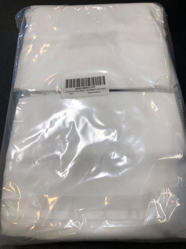 Photo 2 of 12 Packs Vacuum Dust Bags for Roborock S8+ / S8 Pro Ultra / S7 MaxV Ultra / S7 Pro Ultra / Q7+ / Q7 Max+ / Q5+ Clean Base Automatic Dirt Disposal Bags, 3L Large Capacity