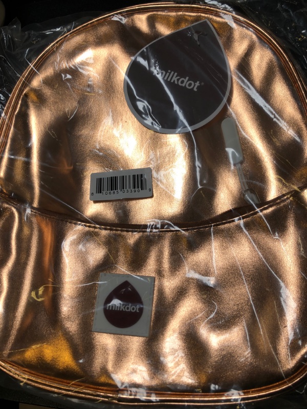 Photo 2 of Designer Mini Backpack, Vegan Leather, Perfect for Women, Men, Boys, Girls, Stylish for kids ages 3+ (Gold)