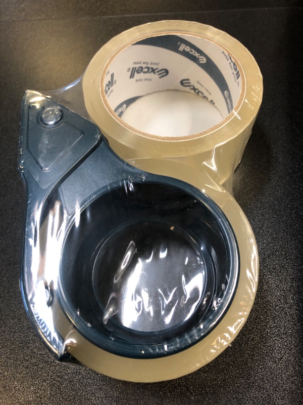 Photo 1 of Excell Lightweight Packaging Tape Dispenser, 2 Inch Wide Hand-held Tape Gun for Office Moving, Mailing and Storages (1 Gun + 2 Tapes)