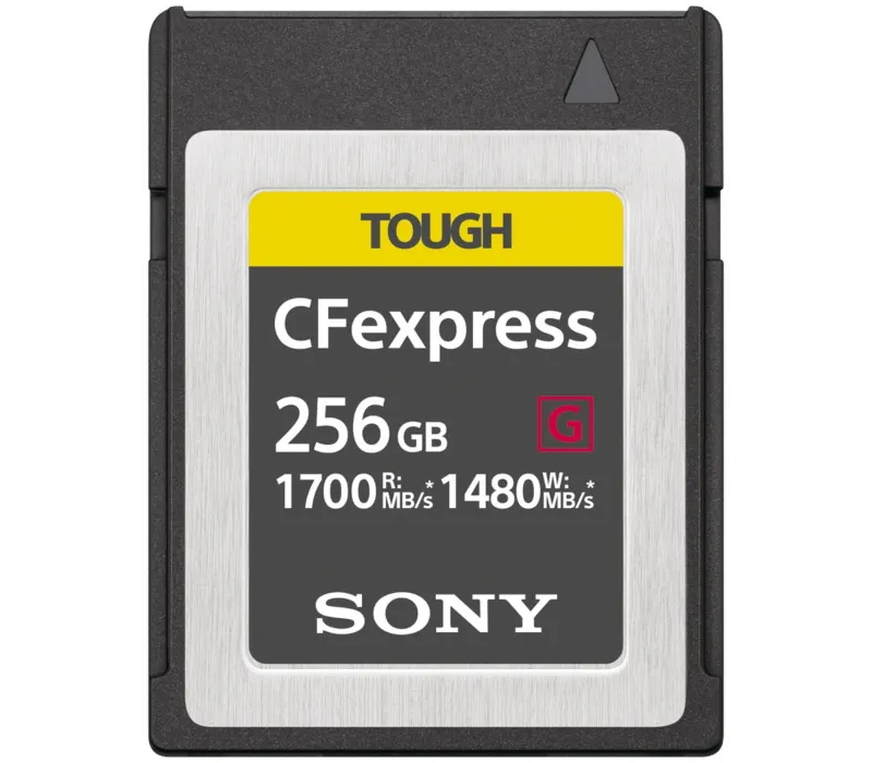 Photo 1 of Sony TOUGH-M series CFexpress Type B 256GB
Sony 256GB CFexpress Type B TOUGH Memory Card
