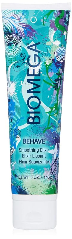 Photo 1 of BIOMEGA Behave Smoothing Elixir, Infused with Omega-Rich Emollients and Keratin Amino Acids that Smooth the Cuticle and Delivers Vital Moisture to Hair
