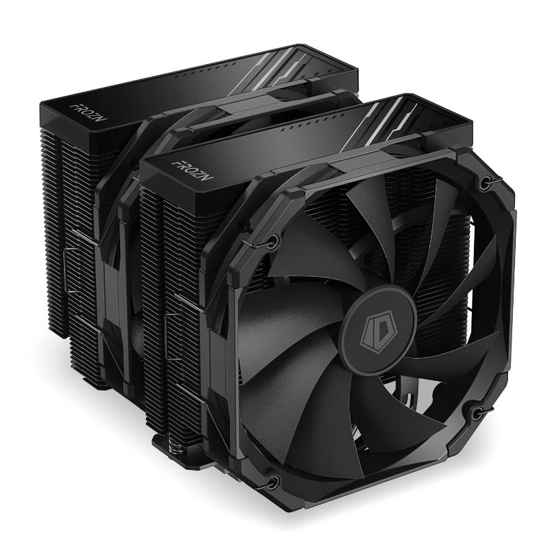 Photo 1 of ID-COOLING FROZN A720 Black - 6.4" Height Black Dual-Tower Air CPU Cooler, 7×?6mm Heatpipes, Dual 140x140x25mm FDB Fans, TDP 300W, Intel LGA1700/1851/1200/115X/20XX; AMD AM4/AM5 (163mm in Height)

