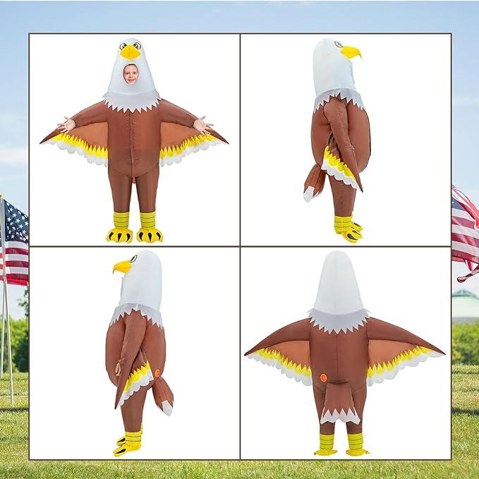 Photo 1 of Eagle Inflatable Costume,Kids Independence Day Inflatable Costume,Funny Blow up costumes for Kids
(USED, UNABLE TO TEST)