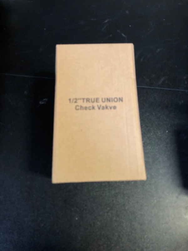 Photo 2 of 1 1/2" UPVC True Union Schedule 80 Ball Check Valve with Full Port,UPVC Plastic Double Union Non Return Valves,1 inch Socket X Socket, with EPDM Seals for irrigation, pool, aquarium (1 1/2 inch)