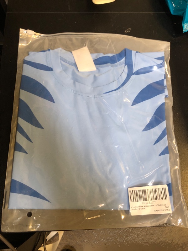 Photo 2 of Cosplaya Blue Jungle Tiger Shirt for Women - Adult Teens T Cosplay Halloween Costumes X-Small Blue