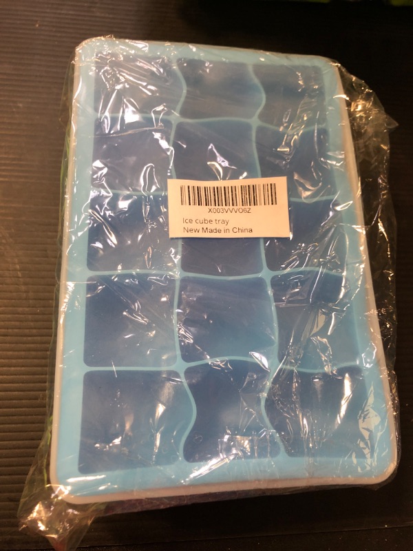 Photo 2 of 2 Pack ice cube tray,ice trays for freezer,Silicone ice cube trays for freezer,Ice cube trays, ice cube trays for freezer,Ice trays