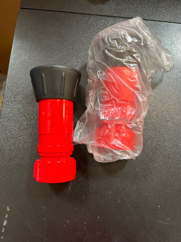 Photo 2 of 
QWORK Fire Hose Nozzle, 1-1/2" Heavy Duty NPSH/NPT Thermoplastic Constant Flow Fog Nozzle, Fire Equipment, 2 Pack