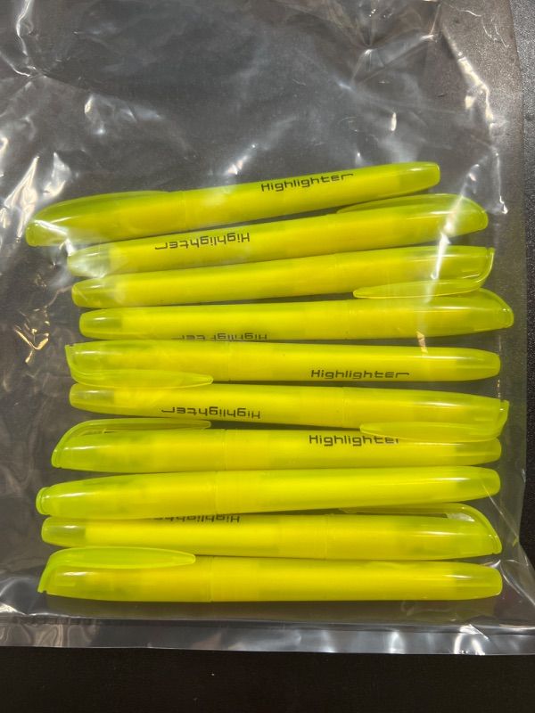 Photo 1 of 10 Yellow Highlighters  