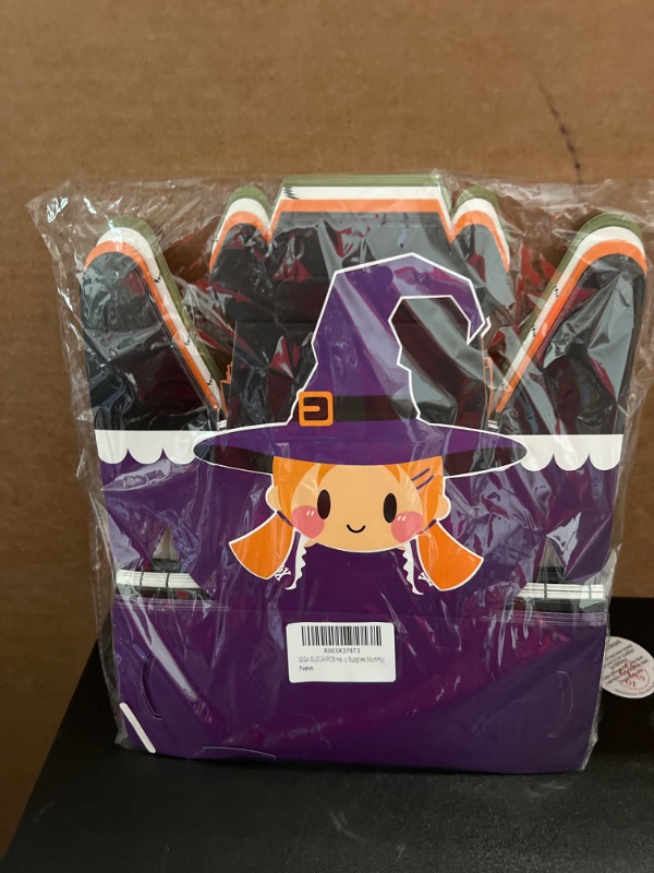 Photo 1 of  24 Pcs Halloween Cardboard Boxes Funny Party Favors Boxes for Halloween Treat Boxes in Halloween Features for Candy Snacks Cookie Small Gifts