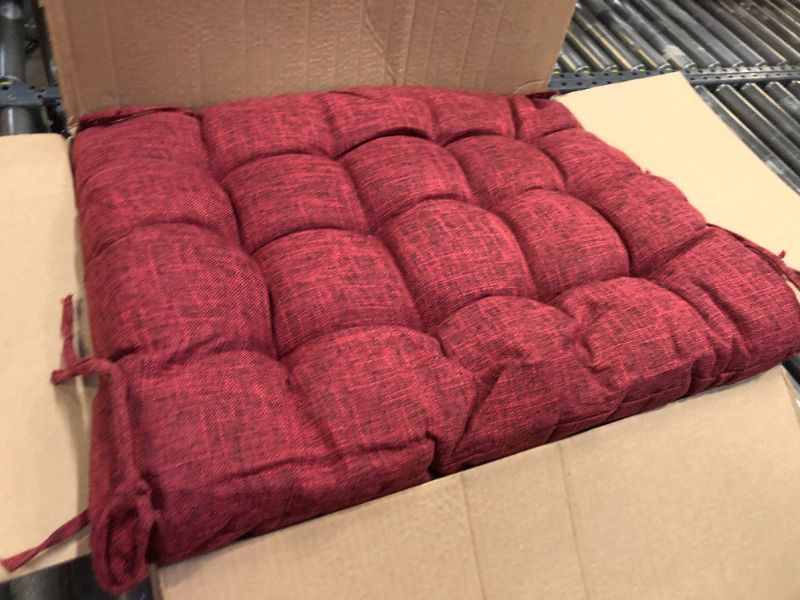 Photo 1 of red cushions set of 2 