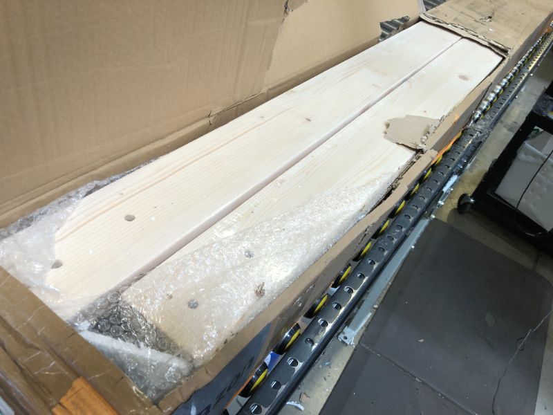 Photo 1 of 30x84 inch Sliding Barn Wood Door Slab with 5ft Hardware Kit, Requires Simple DIY Assembly 30"x84" Door with Hardware
