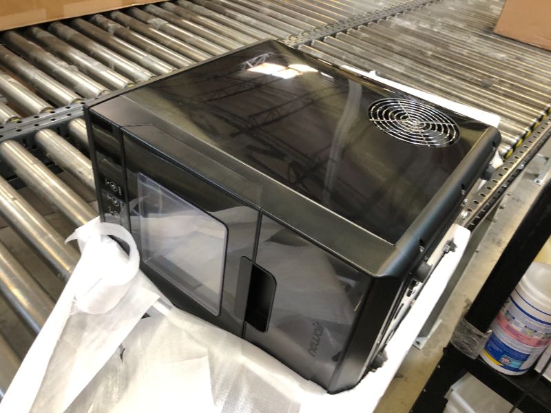 Photo 1 of Newair Nugget Ice Maker Countertop - 44lbs/Day, Countertop Sonic Ice Machine, Self-Cleaning & Refillable Water Tank, Pebble Ice Maker, Ideal for Home Office, Kitchen or Bar | Black Stainless Steel