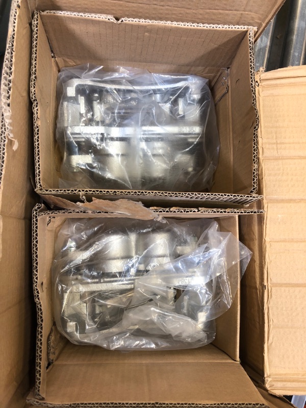 Photo 1 of Autoround Disc Brake Caliper Assembly with Bracket fit for Chevy, GMC, Cadillac, Hummer- Tahoe/Yukon/Escalade/Silverado 1500, Sierra 1500, Left and Right Side, Replacement # 18B4728 18B4729