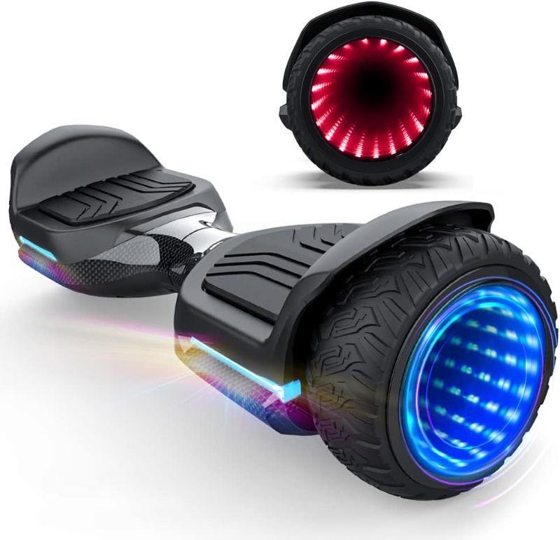 Photo 1 of -DOES NOT TURN ON- T581 Hoverboard for Kids Teenagers Adults, Self Balancing Scooter with Music Speaker App, 6.5 Inch Swift with Flashed Wheel Smart, UL2272 Certificated
