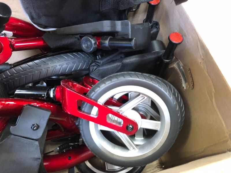 Photo 2 of 2 in 1 wheelchair red 