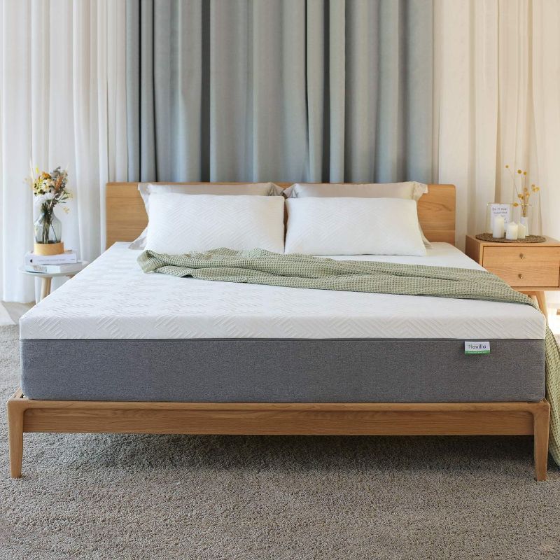 Photo 1 of Novilla Queen Size Mattress, 12 Inch Gel Memory Foam Mattress for Cool Night & Pressure Relief, Medium Plush Feel with Motion Isolating, Bliss
