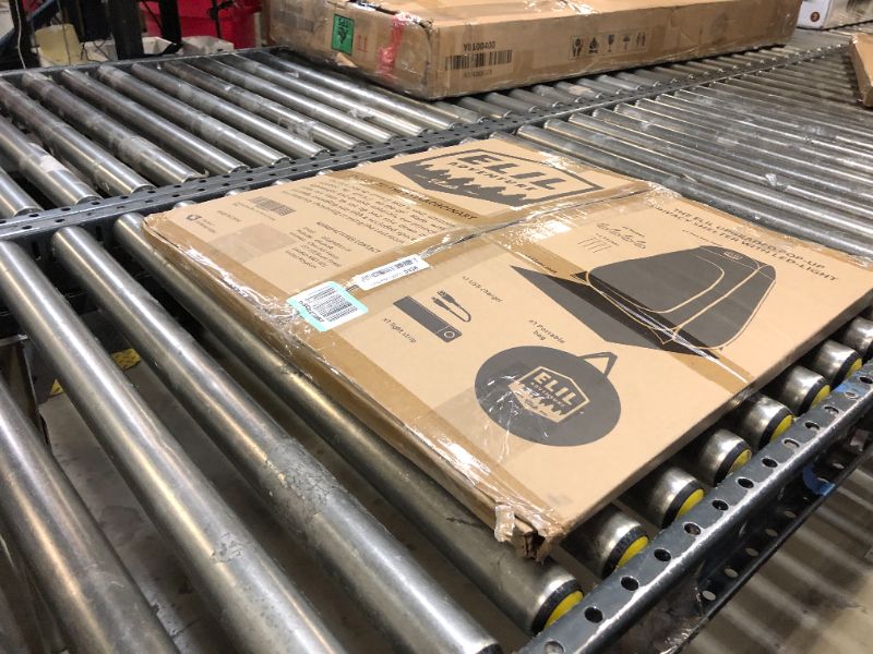 Photo 1 of Camping Shower Tent with LED Sensor Light 6.23 ft Camp Shower Large Tent Easy Pop Up Privacy Tent Beach Changing Tent Pop Up Shower Tent Outdoor Shower Enclosure Portable Shower Tents for Camping Blue Tent