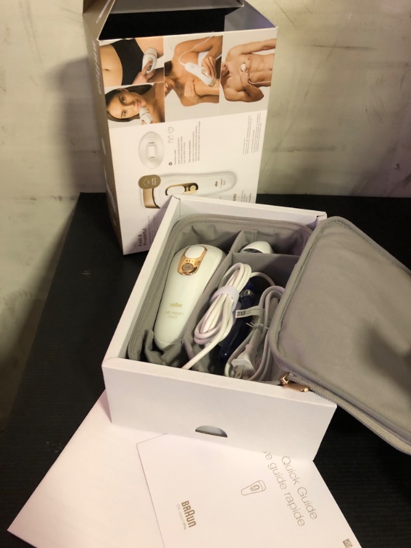 Photo 1 of Braun IPL Long-lasting Laser Hair Removal Device for Women & Men, Silk Expert Pro5 PL5157, Safe & Virtually Painless Alternative to Salon Laser Hair Removal, Full Body, With Venus Razor & Luxury Case