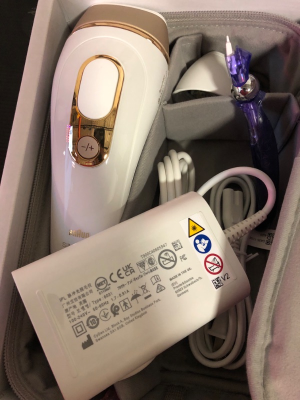 Photo 1 of Braun IPL Long-lasting Laser Hair Removal Device for Women & Men, Silk Expert Pro5 PL5157, Safe & Virtually Painless Alternative to Salon Laser Hair Removal, Full Body, With Venus Razor & Luxury Case